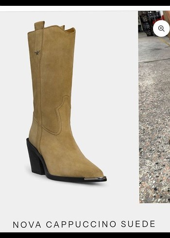 CAPPUCCINO Süet Kadın Botlar - Görsel 5