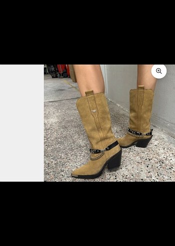 CAPPUCCINO Süet Kadın Botlar - Görsel 6