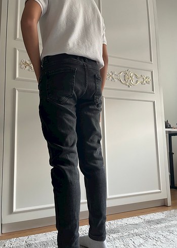 Diğer Gri Regular Fit Midi erkek çocuk Jean