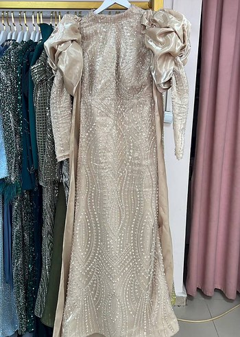 Satılık Tesettür abiye 2 defa giyildi arkası ipli 36.42 bedene - Görsel 6