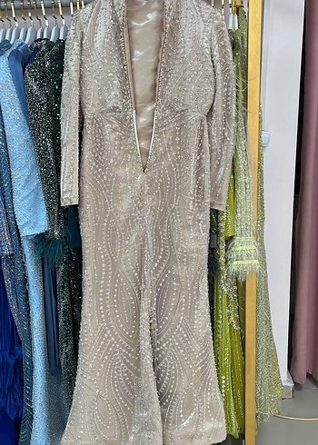 Satılık Tesettür abiye 2 defa giyildi arkası ipli 36.42 bedene - Görsel 5