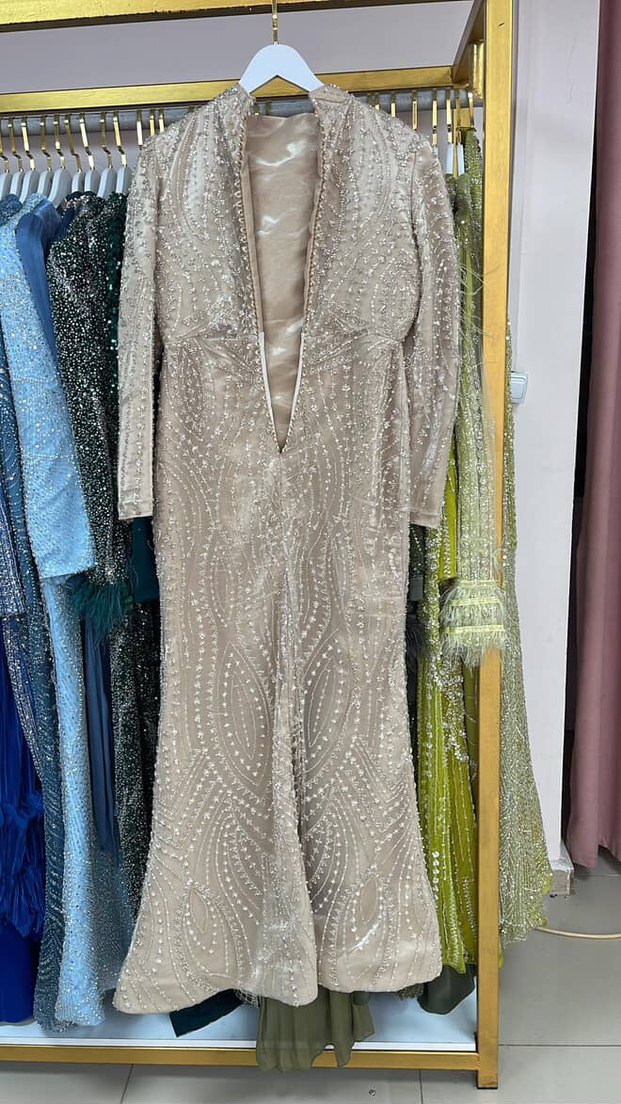 Satılık Tesettür abiye 2 defa giyildi arkası ipli 36.42 bedene - Görsel 5