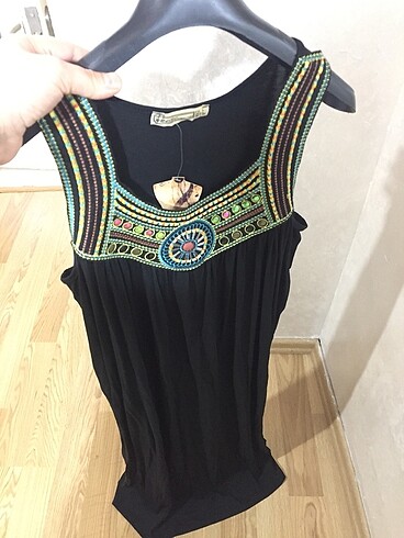 l Beden Yazlık elbise