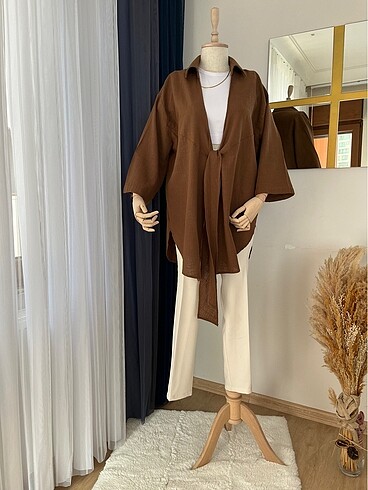 Kimono önden bağlamalı