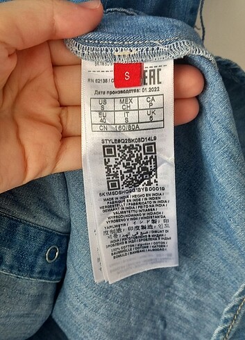s Beden Guess Denim Elbise