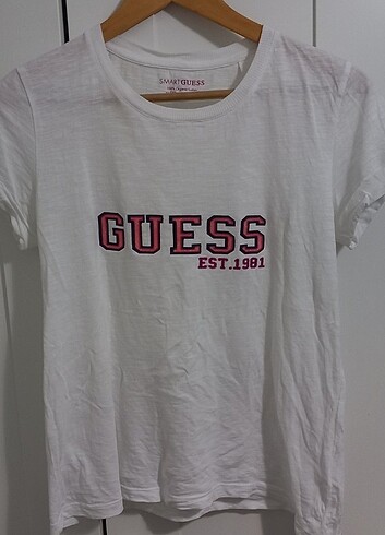 s Beden beyaz Renk Guess tshirt