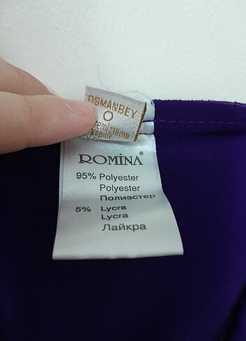 Koyu mor renk kısa abiye elbise - Görsel 5