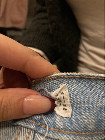 38 Beden mavi Renk Mango jean