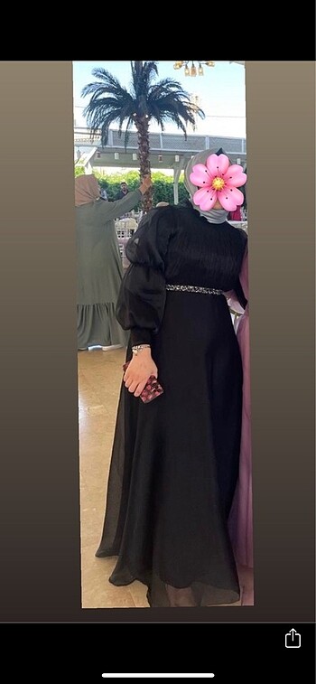Satılık siyah abiye