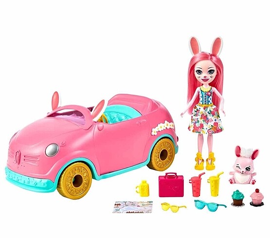 Enchantimals Tavşancık Araba