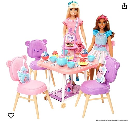 Barbie Barbie Bebeğim Çay Partisi Oyun Seti