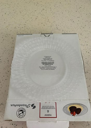 Paşabahçe 6 Parça Cam Tabak Seti pasta tabağı - Görsel 3