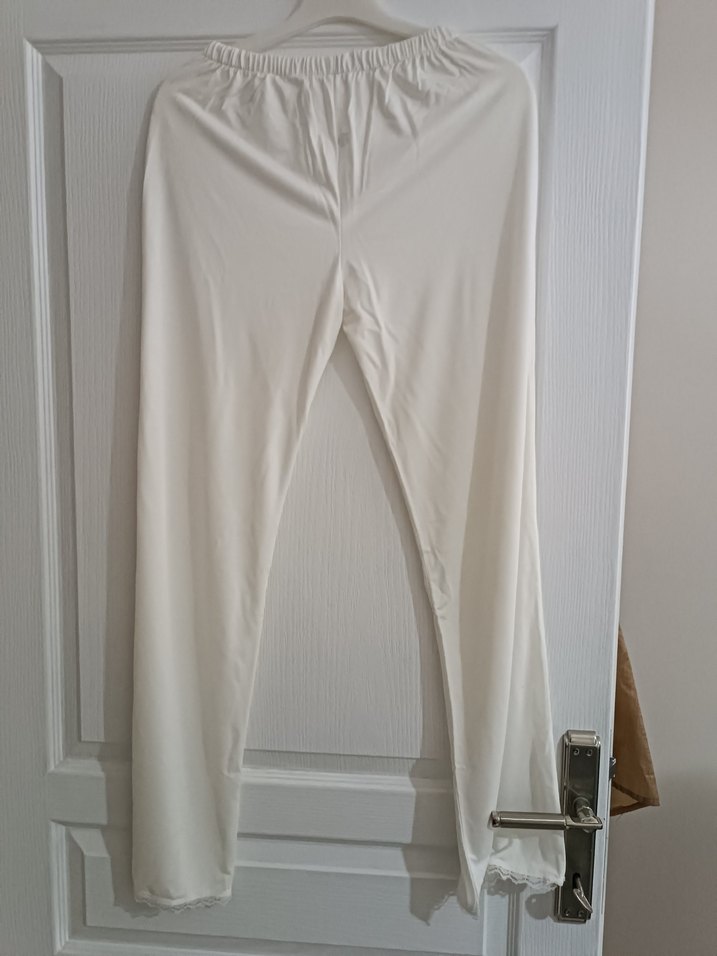 Beyaz Kadın Pijama Takımı IMaj - Görsel 4