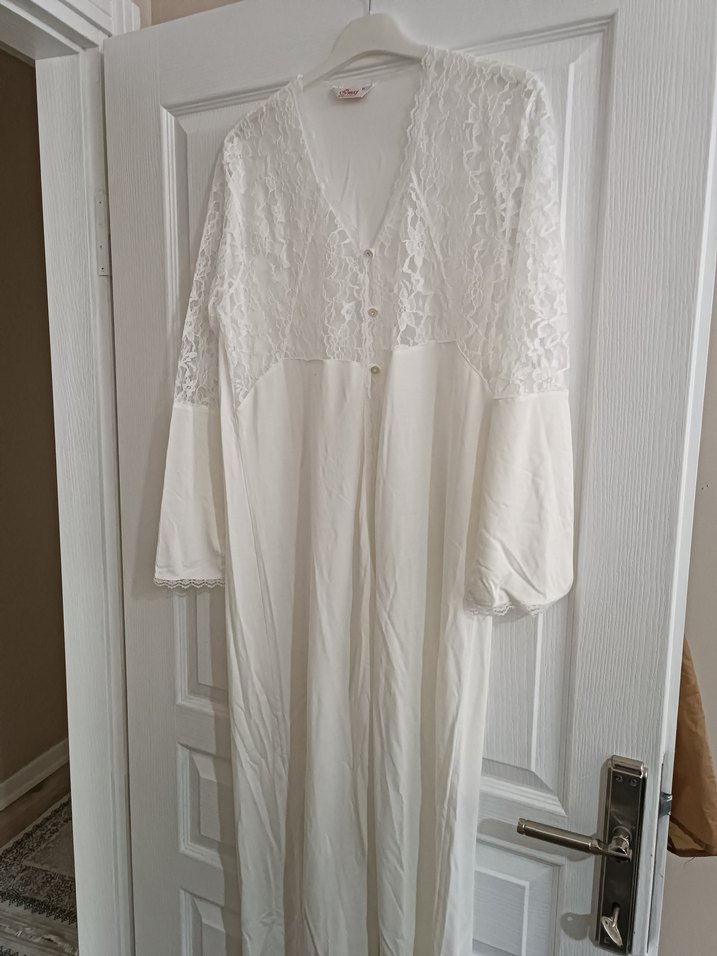 Beyaz Kadın Pijama Takımı IMaj - Görsel 3