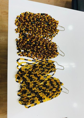 Damla kehribar bebek kolyeler - Görsel 5