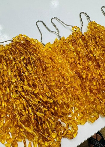 Damla kehribar bebek kolyeler - Görsel 7