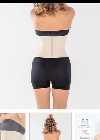 YAMUNA MARKA Dikişsiz Hemşire Korsesi. lateks korse - Görsel 2