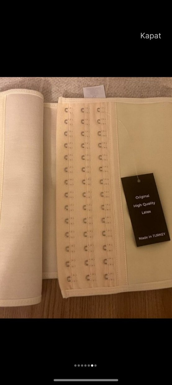 YAMUNA MARKA Dikişsiz Hemşire Korsesi. lateks korse - Görsel 5