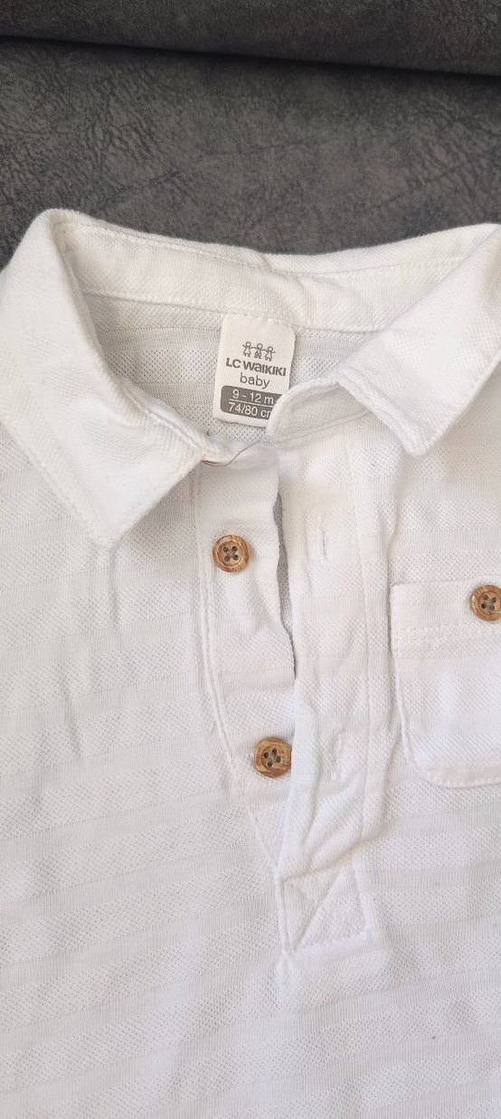 Uzun Kollu Beyaz Bebek Body zıbın - Görsel 2