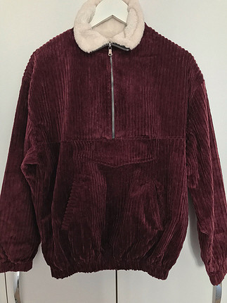 40 Beden bordo Renk Sweatshirt