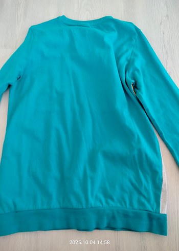 10 Yaş Beden turkuaz Renk Turkuaz Renkli Erkek çocuk Sweatshirt