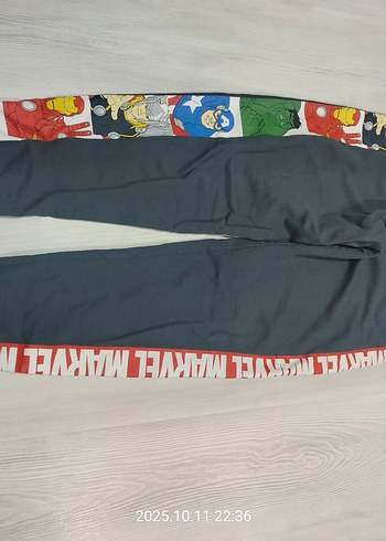 LC Waikiki Marvel Baskılı Gri Erkek Çocuk Eşofman Altı