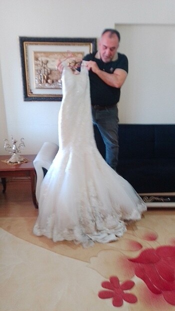 Balık model gelinlik - Görsel 8