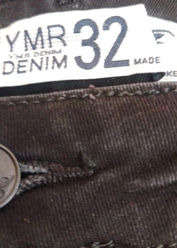 Diğer Kadın Mavi Bol Kesim Midi Kot Pantolon