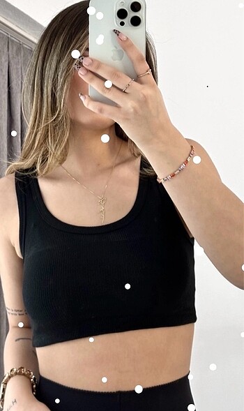 Basic Crop- Siyah