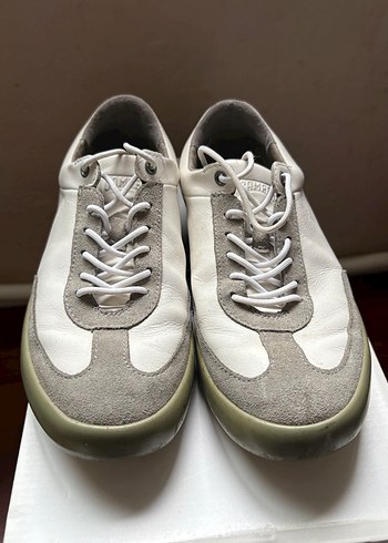 Camper Minimalist Beyaz Gri Dusuk Bilek Sneaker