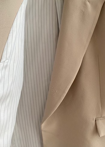 42 Beden Bej Kadın Blazer Ceket