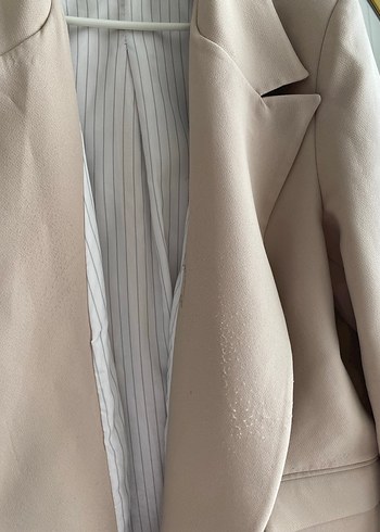 42 Beden ten rengi Renk Bej Kadın Blazer Ceket