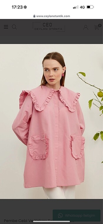 Pembe gömlek 