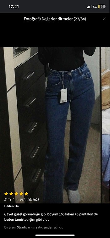 Stradivarius jean 44 beden