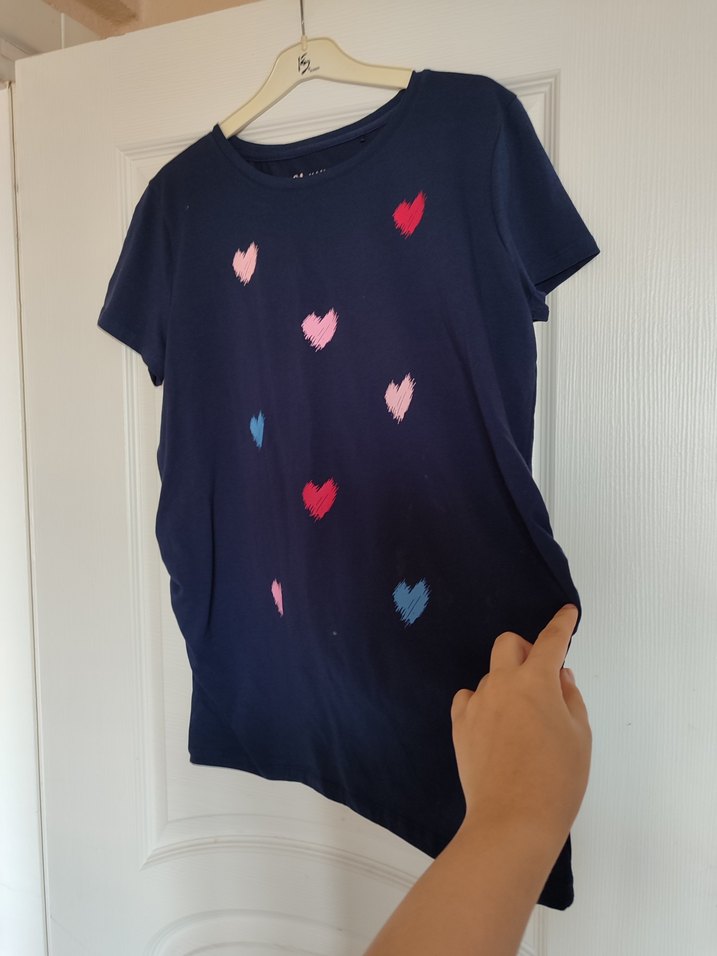 , Kısa Kollu, Rahat Kesim tişört - Görsel 2