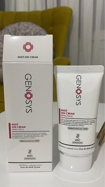 MSC (Multi Sun Cream) 40 ml GÜNEŞ KREMİ