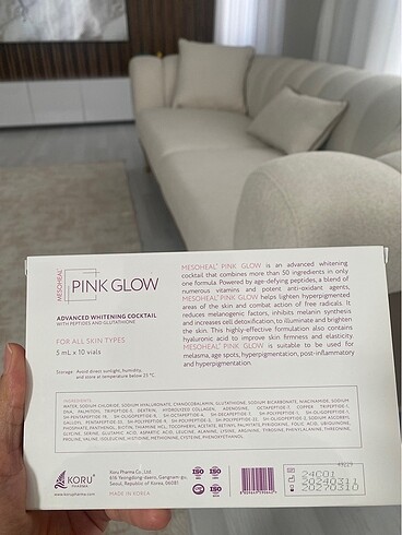  Beden PİNK GLOW YÜZ MEZOTERAPISI