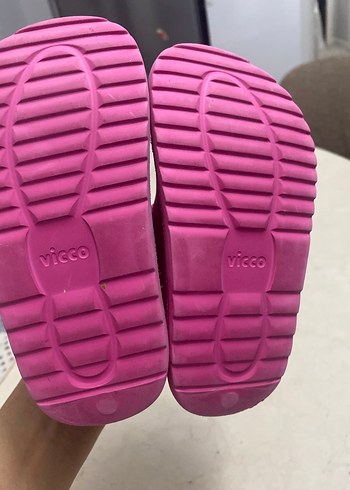 Kız Çocuk Pembe Tokalı Terlik - Görsel 2