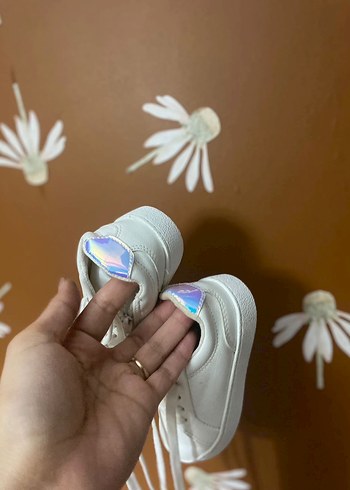 Zara Beyaz Çocuk Spor Ayakkabı - Görsel 4