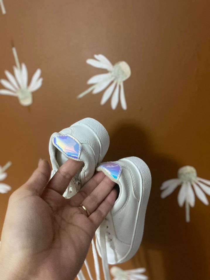 Zara Beyaz Çocuk Spor Ayakkabı - Görsel 4