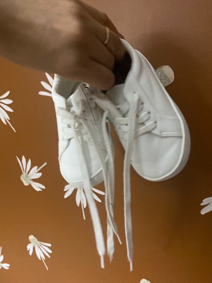 Zara Beyaz Çocuk Spor Ayakkabı - Görsel 3