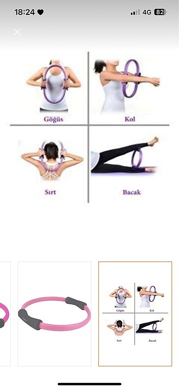 Diğer Pilates çemberi