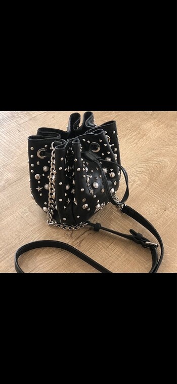 Karl Lagerfeld Taşlı Mini Kese Çanta - Görsel 7