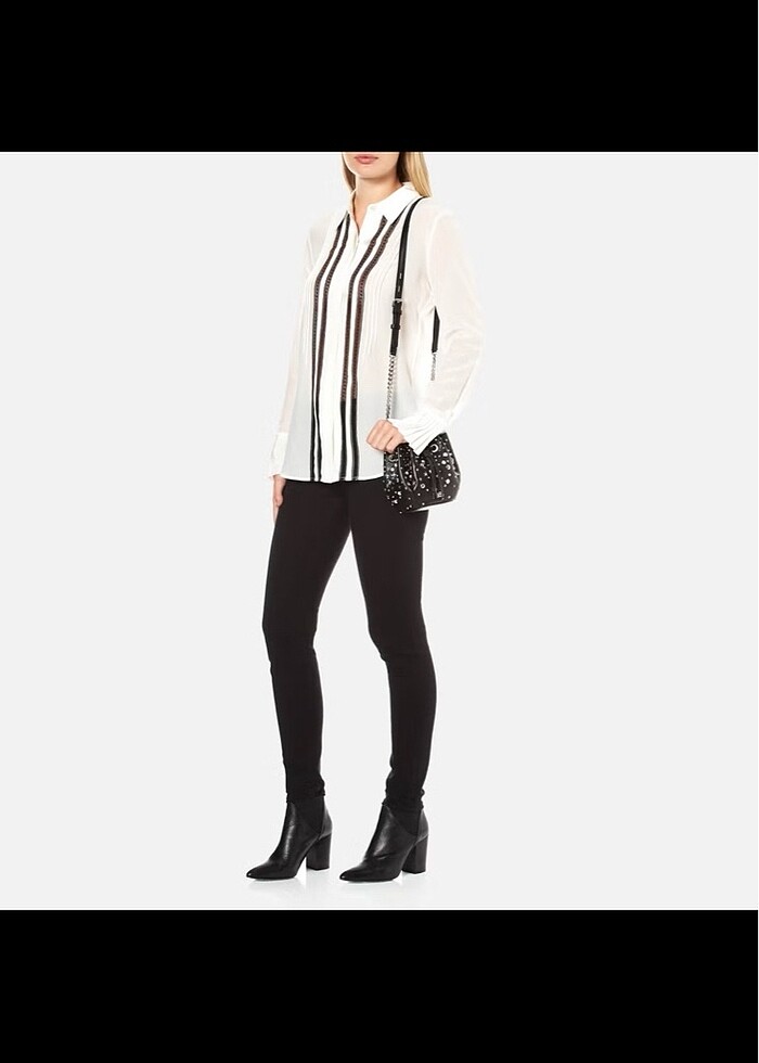 Karl Lagerfeld Taşlı Mini Kese Çanta - Görsel 2