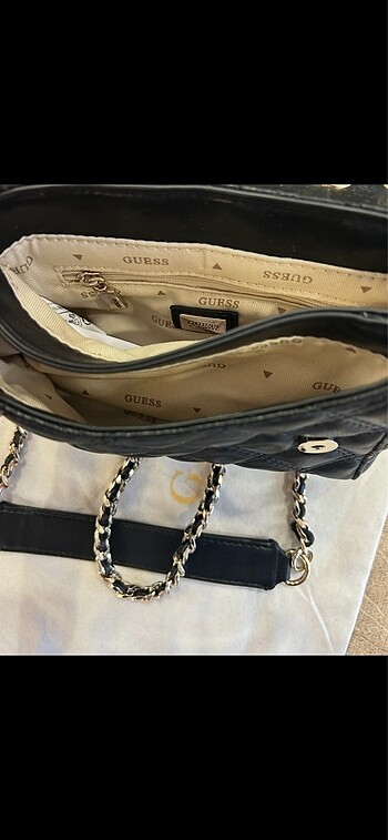 Guess Giully Mini Zincirli Çanta - Görsel 9