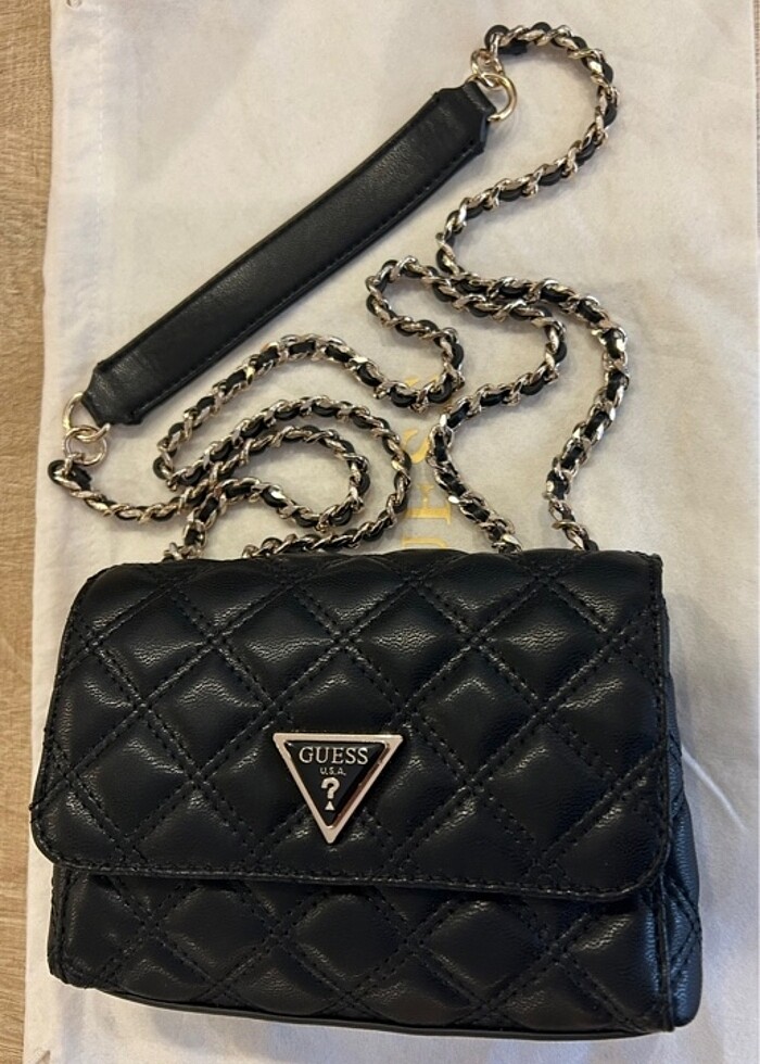 Guess Giully Mini Zincirli Çanta - Görsel 5