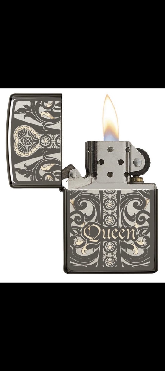 Zippo Queen Desenli Metal Çakmak - Görsel 3