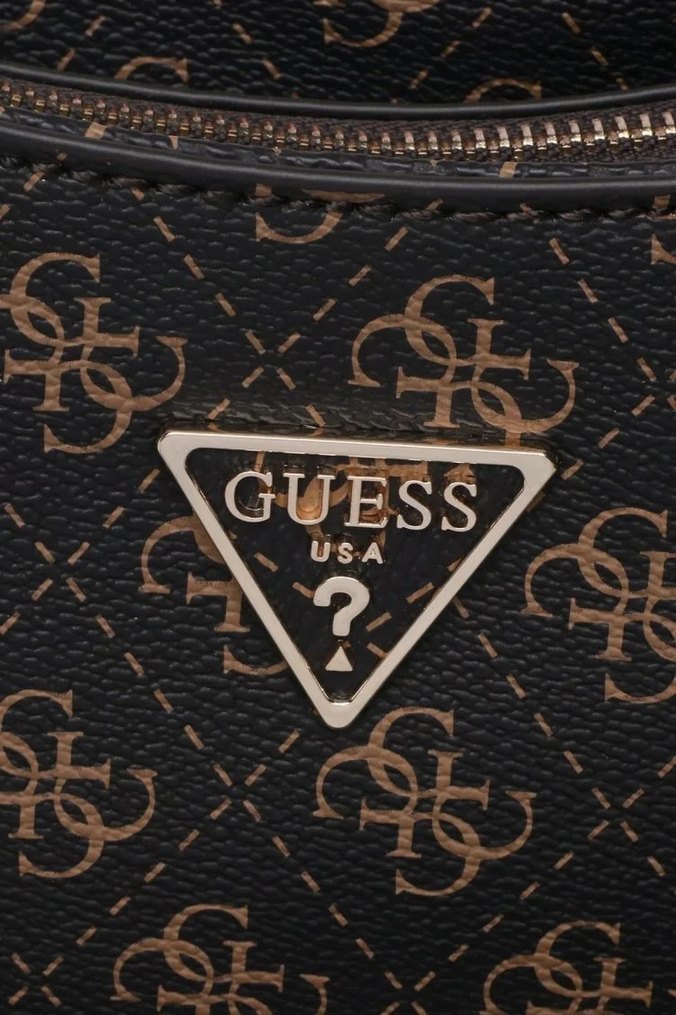 Guess Kahverengi Desenli Omuz Çantası - Görsel 4