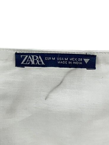 m Beden beyaz Renk Zara Bluz %70 İndirimli.