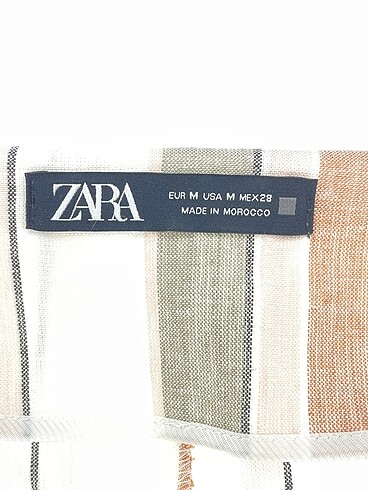 m Beden çeşitli Renk Zara Mini Şort %70 İndirimli.
